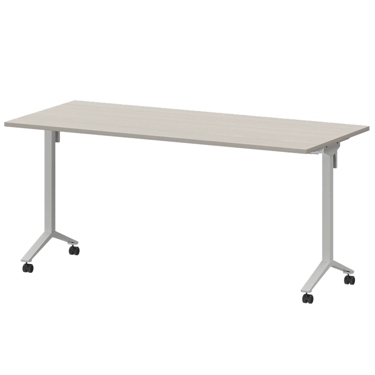 стол мобильный складной protech мб22-160.70 ясень шимо/белый фото