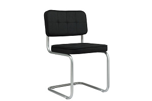 Комплект конференц-кресел ECO-CHAIR COLOMBO Comfort CLM-05 Чёрный велюр / Серый металл фото