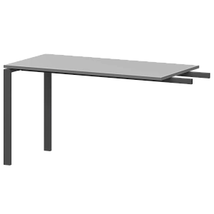 Бриф-приставка на металлокаркасе Protech АМ-120.60 Серый/Антрацит фото