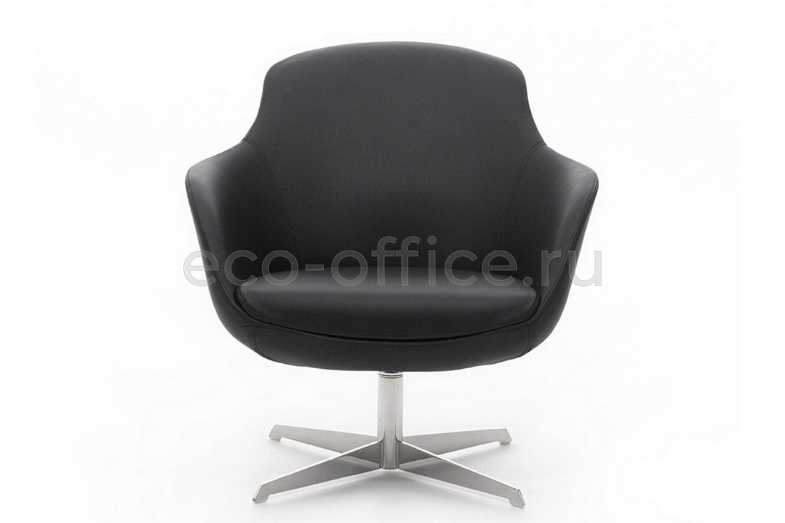 Кресло Profoffice НОБЛ М NOBLE R7 Dakota black Чёрная кожа  стоимость