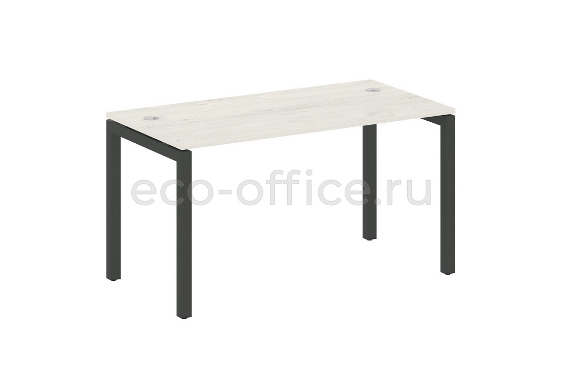 Стол письменный METAL SYSTEM QUATTRO 5x5 50БП.СП-3 Дуб Наварра / Антрацит металл  купить в Москве