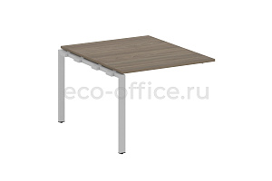 Проходной наборный элемент переговорного стола METAL SYSTEM STYLE БП.ППРГ-1 Вяз Благородный / Серый металл фото