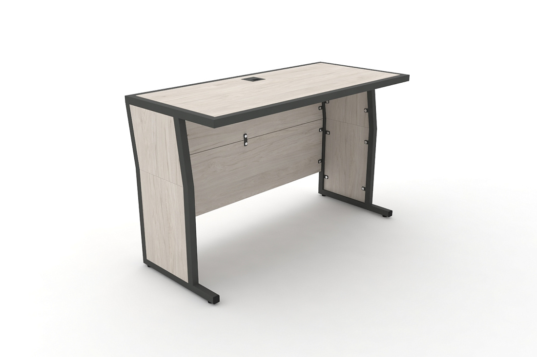 Стол для преподавателя DESK DK-1200U Денвер Светлый / Антрацит Металл  стоимость