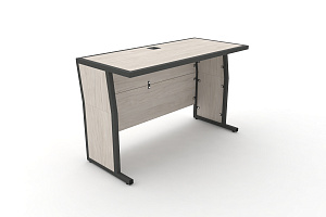 Стол для преподавателя DESK DK-1200U Денвер Светлый / Антрацит металл фото