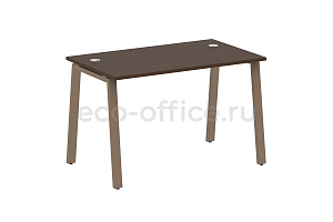 Стол письменный METAL SYSTEM STYLE БА.СП-2 Венге Цаво / Мокко металл фото