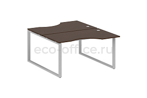 Рабочая станция криволинейная METAL SYSTEM STYLE БО.РАС-СА-2.2 Венге Цаво / Серый металл фото