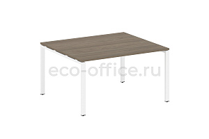 Стол переговорный (1 столешница) METAL SYSTEM STYLE БП.ПРГ-1.3 Вяз Благородный / Белый металл фото