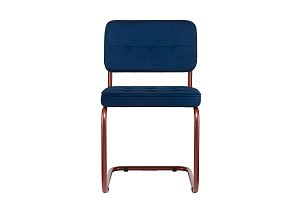 Комплект конференц-кресел ECO-CHAIR COLOMBO Comfort CLM-05 Синий велюр / Терракот металл фото