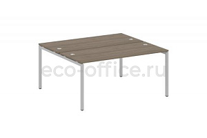 Рабочая станция METAL SYSTEM QUATTRO 4x4 40БП.РАС-СП-2.4 Вяз Благородный / Серый металл фото