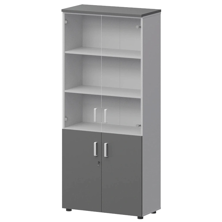 шкаф protech смш-58дс тип2 белый/графит фото