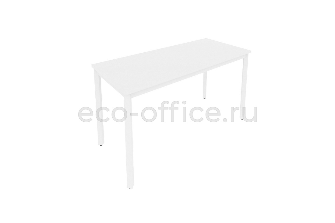 Стол письменный на металлокаркасе SLIM SYSTEM С.СП-5.1 Белый / Белый металл купить в Москве
