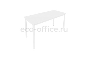Стол письменный на металлокаркасе SLIM SYSTEM С.СП-5.1 Белый / Белый металл фото