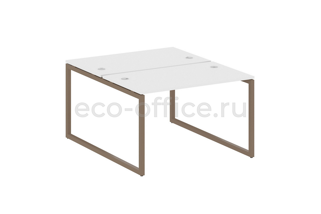 Рабочая станция криволинейная METAL SYSTEM QUATTRO 4x4 40БО.РАС-СА-2.2 Белый / Мокко металл  стоимость