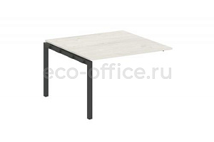 Проходной наборный элемент переговорного стола METAL SYSTEM QUATTRO 5x5 50БП.ППРГ-2 Дуб Наварра / Антрацит металл фото