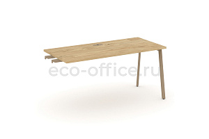 Стол приставка к опорным тумбам ESTETICA ES.SPR-4-LP Тиквуд Светлый фото