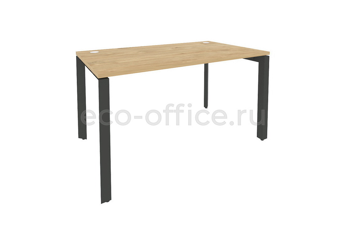 Стол рабочий на П-образном м/к ONIX O.MP-SP-3.8 Тиквуд Светлый / Антрацит металл  стоимость