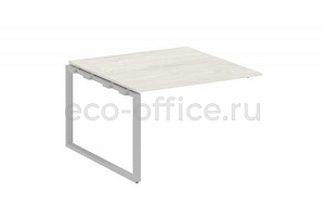 Проходной наборный элемент переговорного стола METAL SYSTEM STYLE БО.ППРГ-2 Дуб Наварра / Серый металл фото