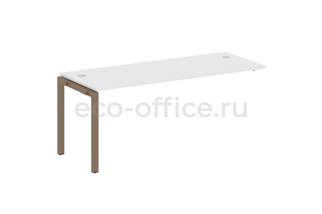 Проходной наборный элемент METAL SYSTEM QUATTRO 5x5 50БП.ПРС-СП-1.5 Белый / Мокко металл купить в Москве