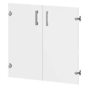 Комплект стеклянных дверей Protech А-302.С.Ф Прозрачный фото