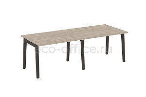 Стол переговорный (2 столешницы) ONIX WOOD OW.PRG-2.2 Дуб Аттик / Дуб Тёмный фото
