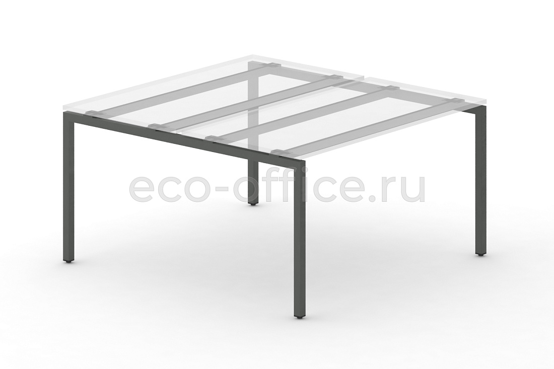 Металлокаркас на П-образных опорах 40x40 для рабочей станции 1200*1475 Антрацит металл  стоимость