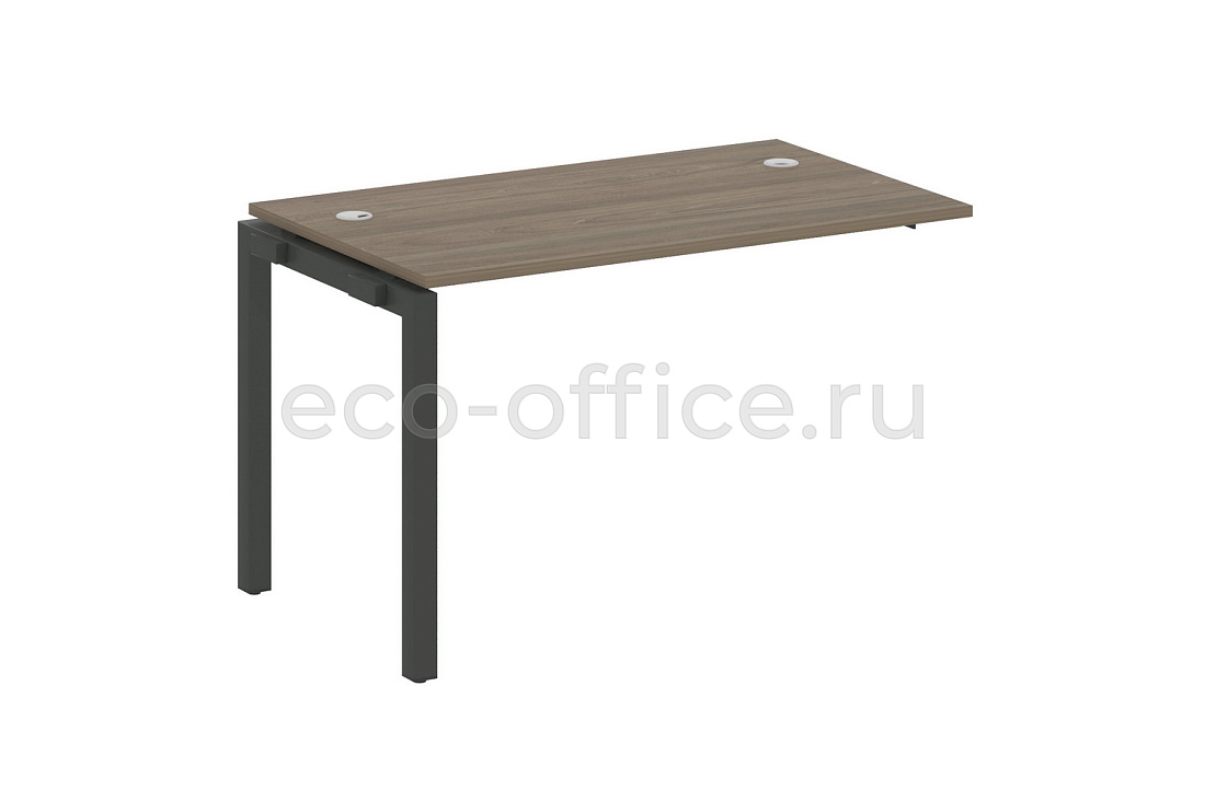 Проходной наборный элемент METAL SYSTEM QUATTRO 5x5 50БП.ПРС-СП-1.2 Вяз Благородный / Антрацит металл  купить в Москве
