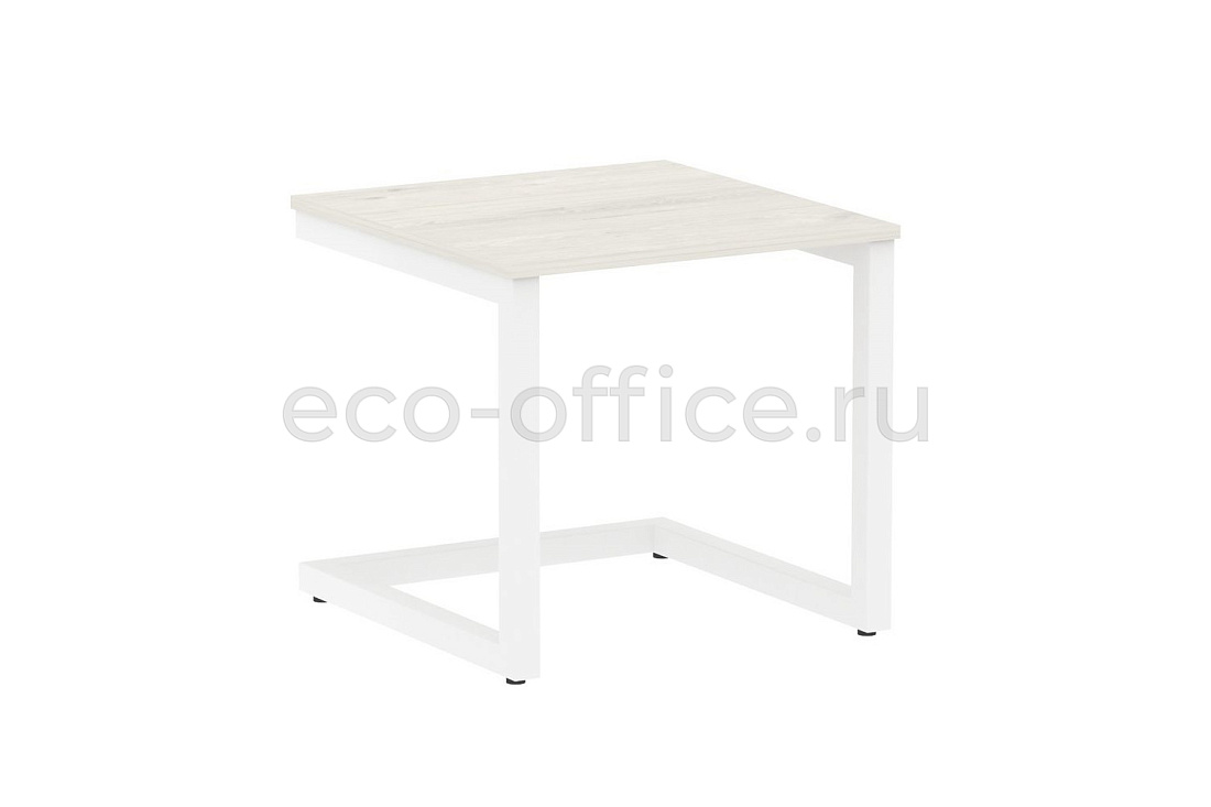 Стол журнальный на металлокаркасе HomeOffice VR.SP-2-58.G white Дуб Наварра / Белый металл  стоимость