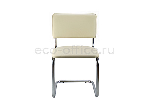 Стул RV Chair СИЛЬВИЯ Хром / Бежевая экокожа фото