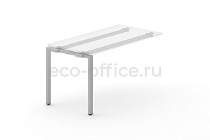 Металлокаркас на П-образной опоре 60x30 для наборного элемента 1000*720 Серый металл фото