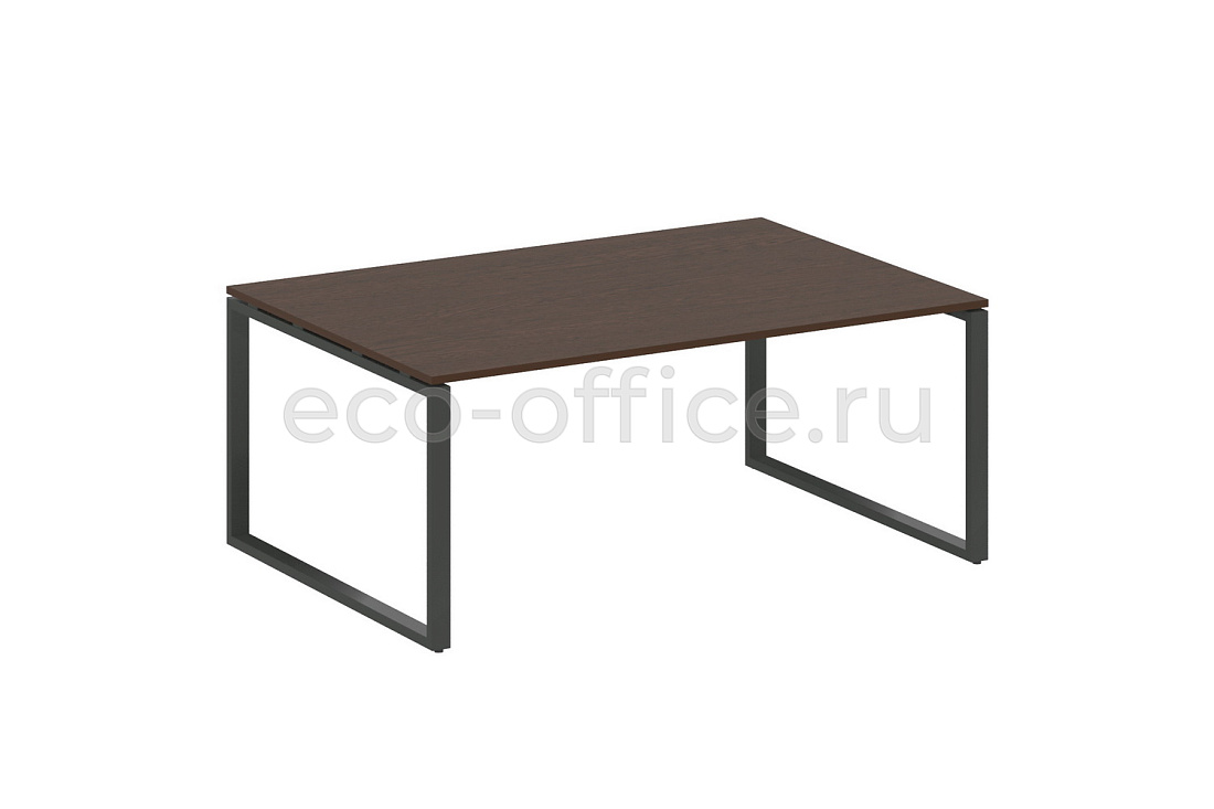Стол переговорный (1 столешница) METAL SYSTEM STYLE БО.ПРГ-1.5 Венге Цаво / Антрацит металл  стоимость