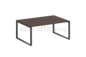 Стол переговорный (1 столешница) METAL SYSTEM STYLE БО.ПРГ-1.5 Венге Цаво / Антрацит металл фото