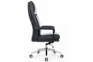 Кресло руководителя RV Chair LEON A916-1 Чёрная экокожа фото