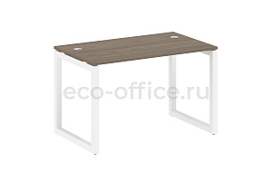 Стол письменный METAL SYSTEM QUATTRO 5x5 50БО.СП-2 Вяз Благородный / Белый металл фото