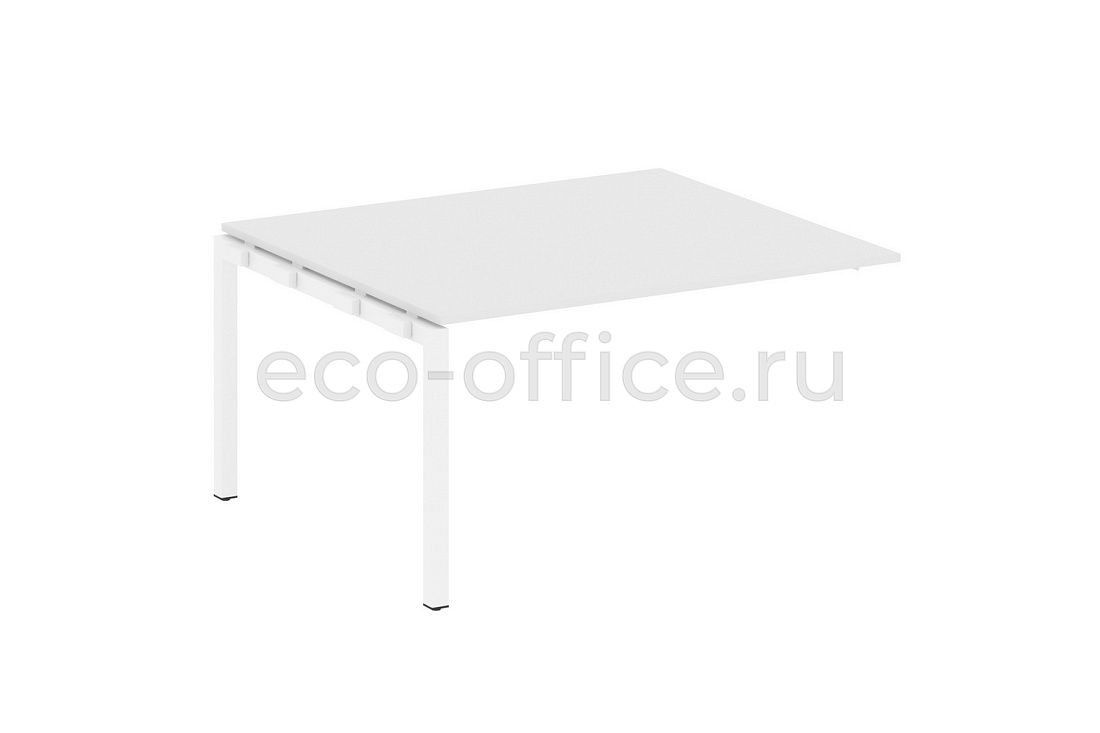Проходной наборный элемент переговорного стола METAL SYSTEM QUATTRO 5x5 50БП.ППРГ-3 Белый / Белый металл  стоимость