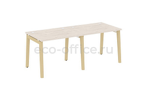 Рабочая станция на 2 рабочих места ONIX WOOD OW.RS-2.1.8 Денвер Светлый / Дуб Светлый фото