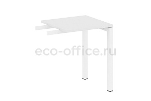 Приставной элемент на П-образном м/к METAL SYSTEM QUATTRO 5x5 50БП.ПР-1 Белый / Белый металл фото