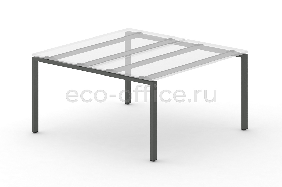 Металлокаркас на П-образных опорах 60x30 для рабочей станции 1200*1475 Антрацит металл  стоимость