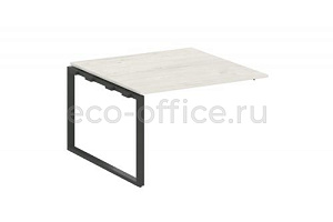 Проходной наборный элемент переговорного стола METAL SYSTEM STYLE БО.ППРГ-2 Дуб Наварра / Антрацит металл фото