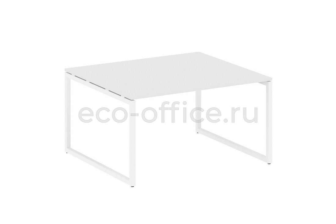 Стол переговорный (1 столешница) METAL SYSTEM QUATTRO 4x4 40БО.ПРГ-1.3 Белый / Белый металл  стоимость