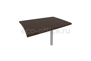 Брифинг-приставка для криволинейного стола FIRST KB-1 Венге Цаво фото
