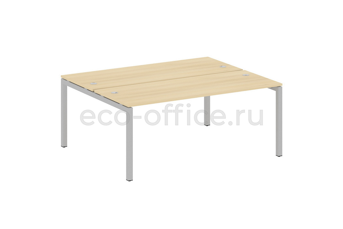 Рабочая станция METAL SYSTEM QUATTRO 5x5 50БП.РАС-СП-2.5 Акация Лорка / Серый металл купить в Москве
