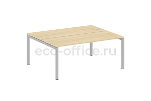 Рабочая станция METAL SYSTEM QUATTRO 5x5 50БП.РАС-СП-2.5 Акация Лорка / Серый металл фото