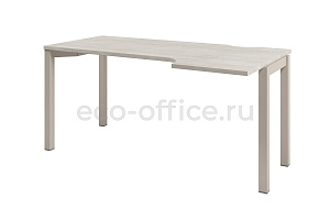 Бенч-система эргономичная, начальная секция SOLUTION D-521 R Акация Морава / Кашемир фото