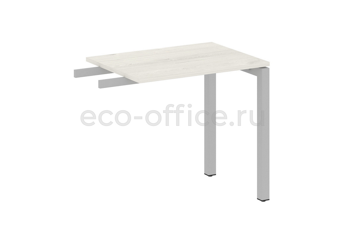 Приставной элемент на П-образном м/к METAL SYSTEM QUATTRO 5x5 50БП.ПР-2 Дуб Наварра / Серый металл купить в Москве