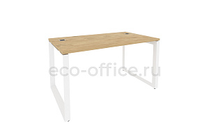 Стол рабочий руководителя ONIX DIRECT O.MO-SRR-3.8 Тиквуд Светлый / Белый металл фото