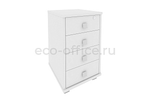 Тумба подкатная STYLE Л.ТМ-4F Белый фото