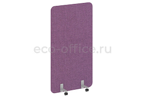 Перегородка на металлических опорах, на роликах R-LINE SOFT AP.R-100-180 Рогожка Romeo 01 / Серый металл фото