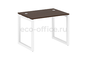 Стол письменный METAL SYSTEM QUATTRO 5x5 50БО.СП-1 Венге Цаво / Белый металл фото