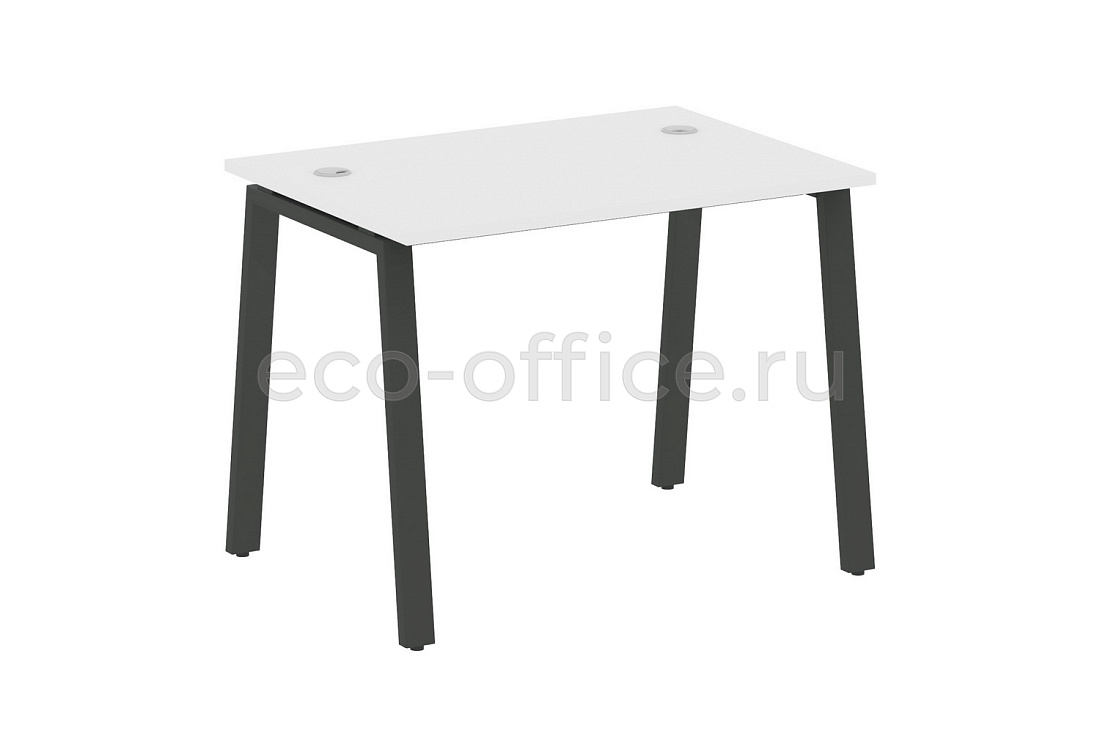 Стол письменный METAL SYSTEM STYLE БА.СП-1 Белый / Антрацит металл  стоимость