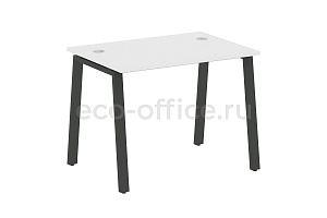Стол письменный METAL SYSTEM STYLE БА.СП-1 Белый / Антрацит металл фото